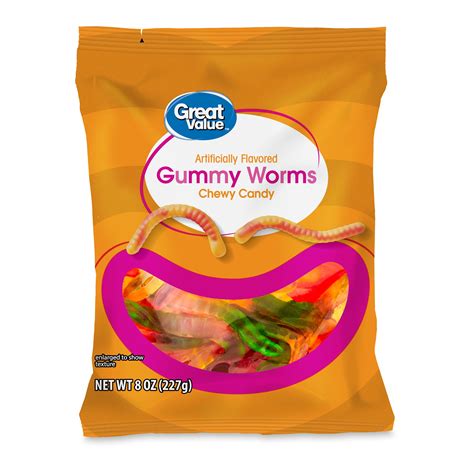 Gummy worms in Gummy & Chewy Candy